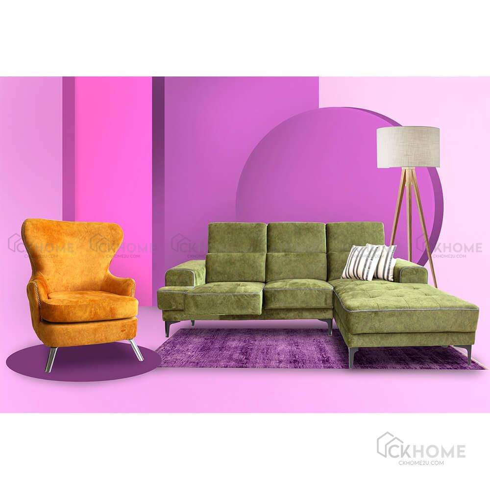 Hollywood Extendable Seat Adjustable Headrest Sofa